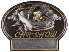 Car Show Burst Thru Resin Figures